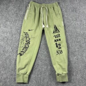 Nike Ja Morant Sweatpants Mens Medium Green Dri-FIT Standard Issue FN2994-386
